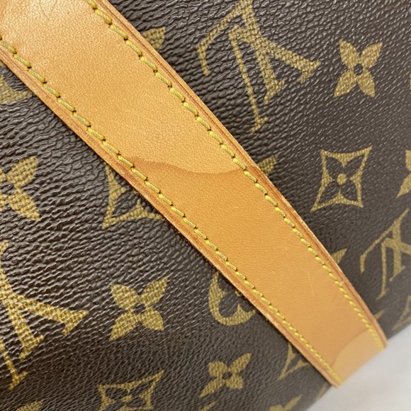 LOUIS VUITTON Authentic Brown Monogram Keepall 50 Boston Bag - Picture 8 of 12